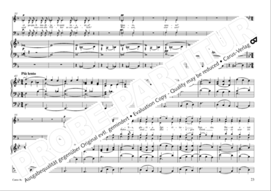 Oratorio de Noel (Weihnachtsoratorium) 4-Part scores gallery preview page 24