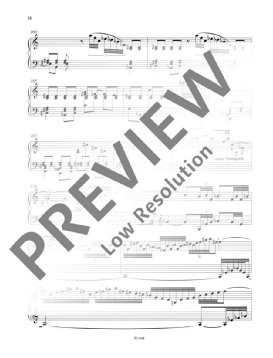 Scènes d'Enfant Organ scores gallery preview page 19