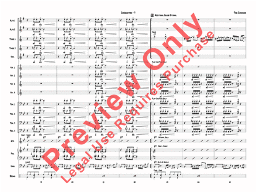 The Chicken The Chicken Jazz Ensemble scores gallery preview page 12