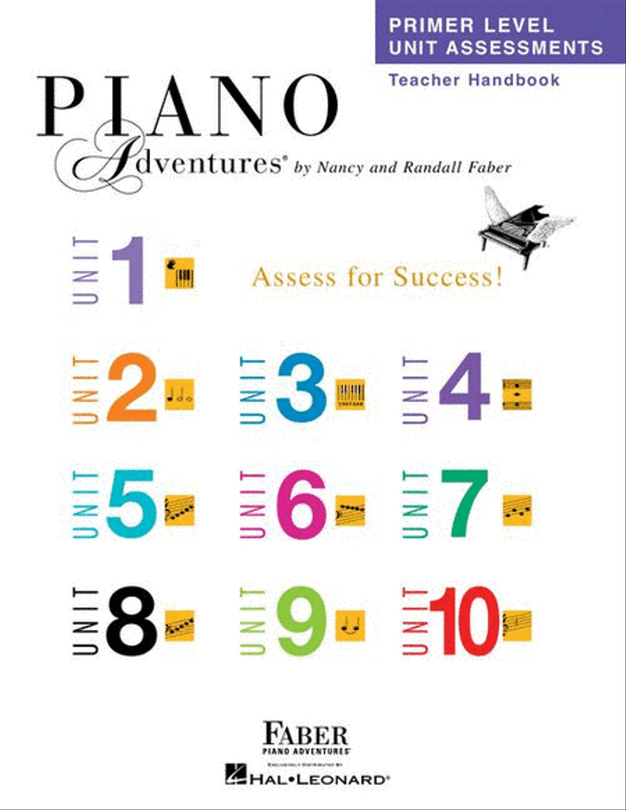 Primer Level Unit Assessments Teacher Handbook Piano Method scores gallery preview page 2