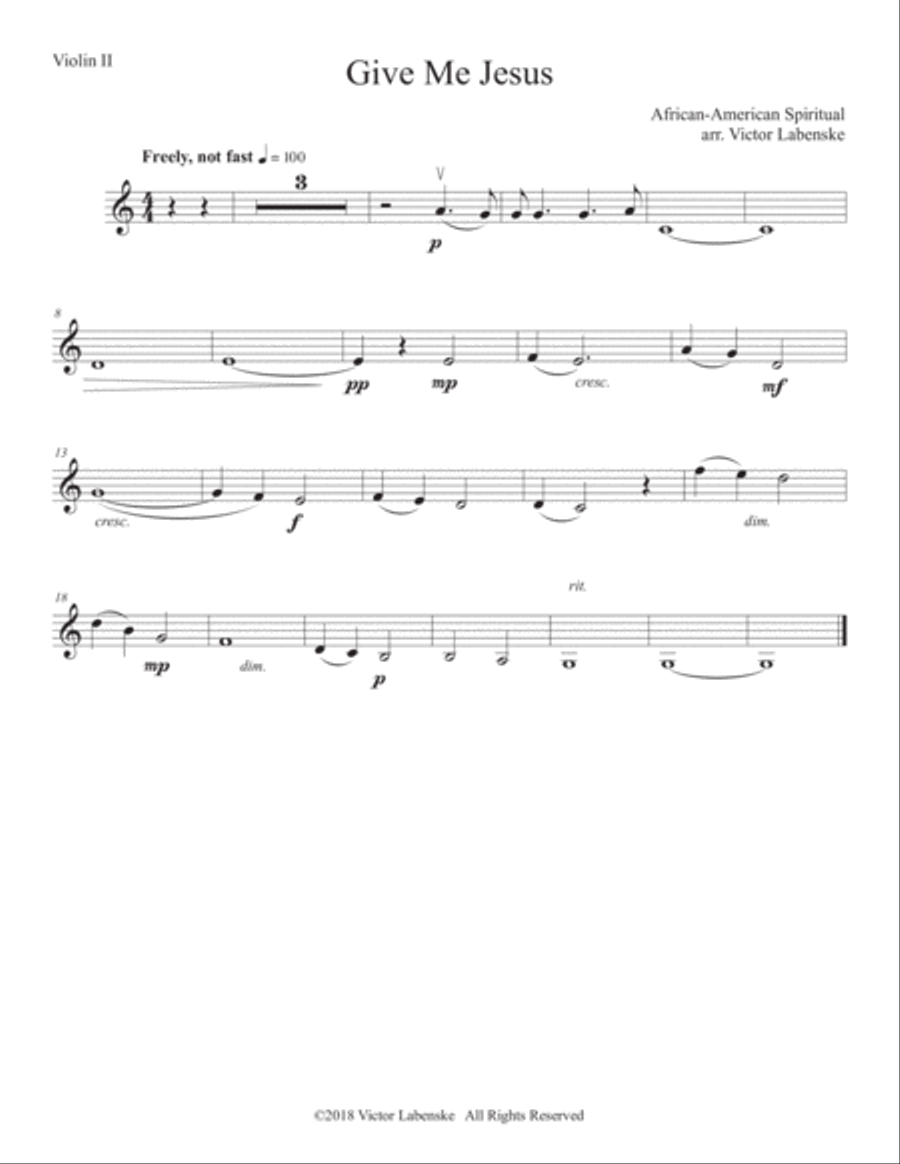 Prayer Meditations, Volume 1 String Quartet scores gallery preview page 6