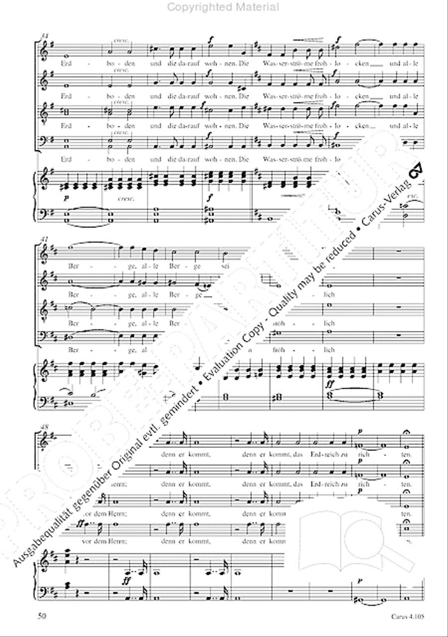 Choral collection Mendelssohn - editionchor Choir scores gallery preview page 51