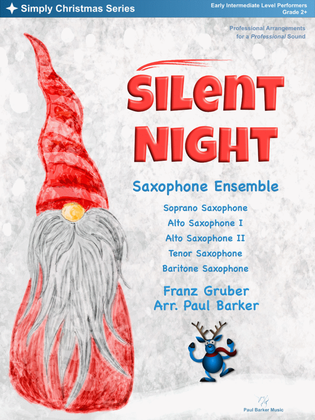 Book cover for Silent Night (Saxophone Ensemble)