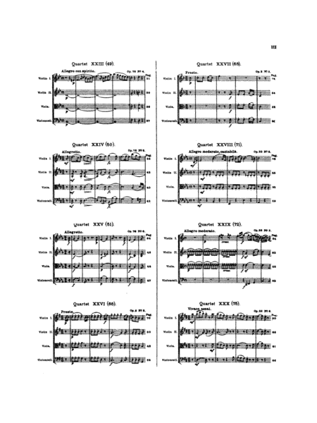 Thirty Celebrated String Quartets, Volume II - Op. 3, Nos. 3, 5; Op. 20, Nos. 4, 5, 6; Op. 33, Nos. 2, 3, 6; Op. 64, Nos. 5, 6; Op. 76, Nos. 1, 2, 3, 4, 5, 6: 2nd Violin