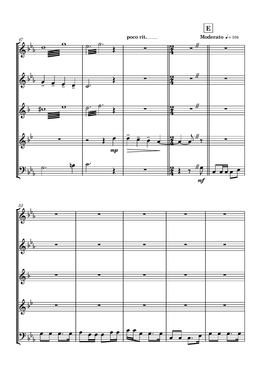 Wellerman Woodwind Quintet scores gallery preview page 6