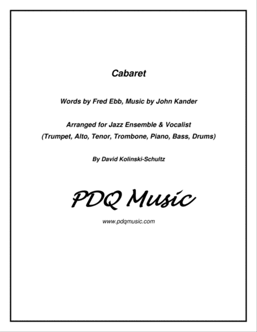 Book cover for Cabaret