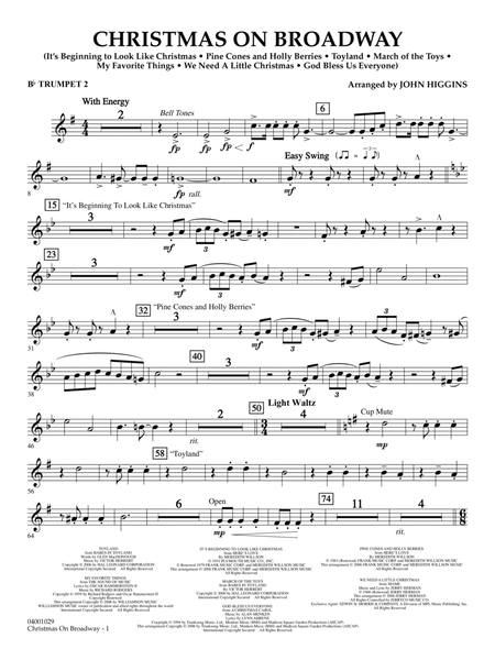 Christmas on Broadway - Bb Trumpet 2