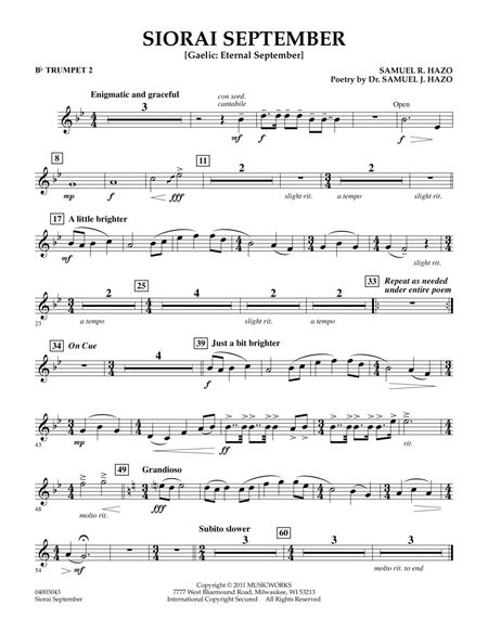 Siorai September - Bb Trumpet 2