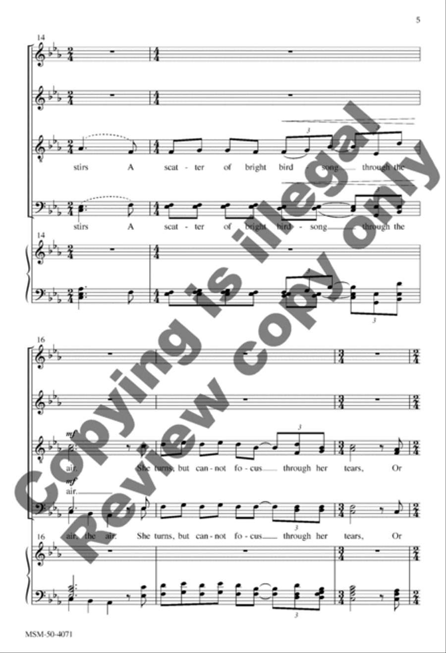 Easter Dawn Divisi scores gallery preview page 5
