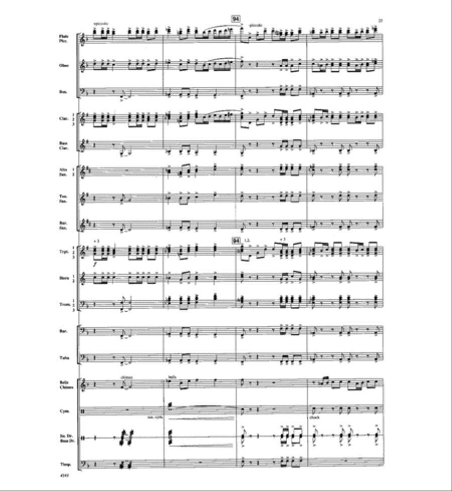Encomium Concert Band scores gallery preview page 24