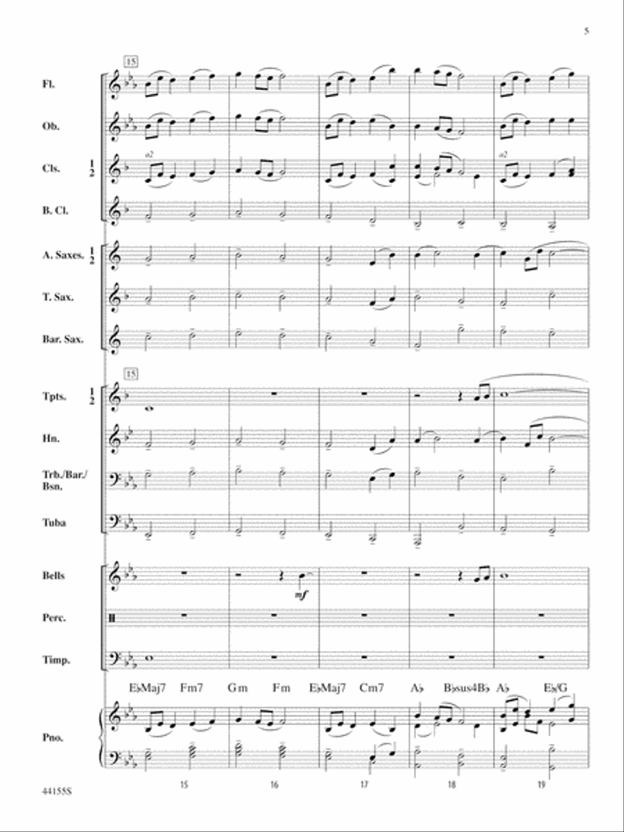Dancing Kites: Score Dancing Kites: Score Concert Band scores gallery preview page 5