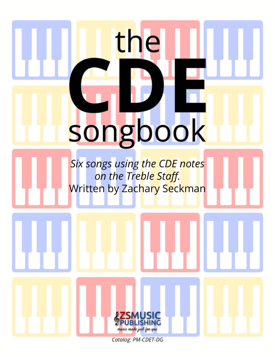 The CDE Songbook - Songs in TREBLE CLEF Piano Method scores gallery preview page 1