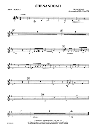 Shenandoah: 2nd B-flat Trumpet