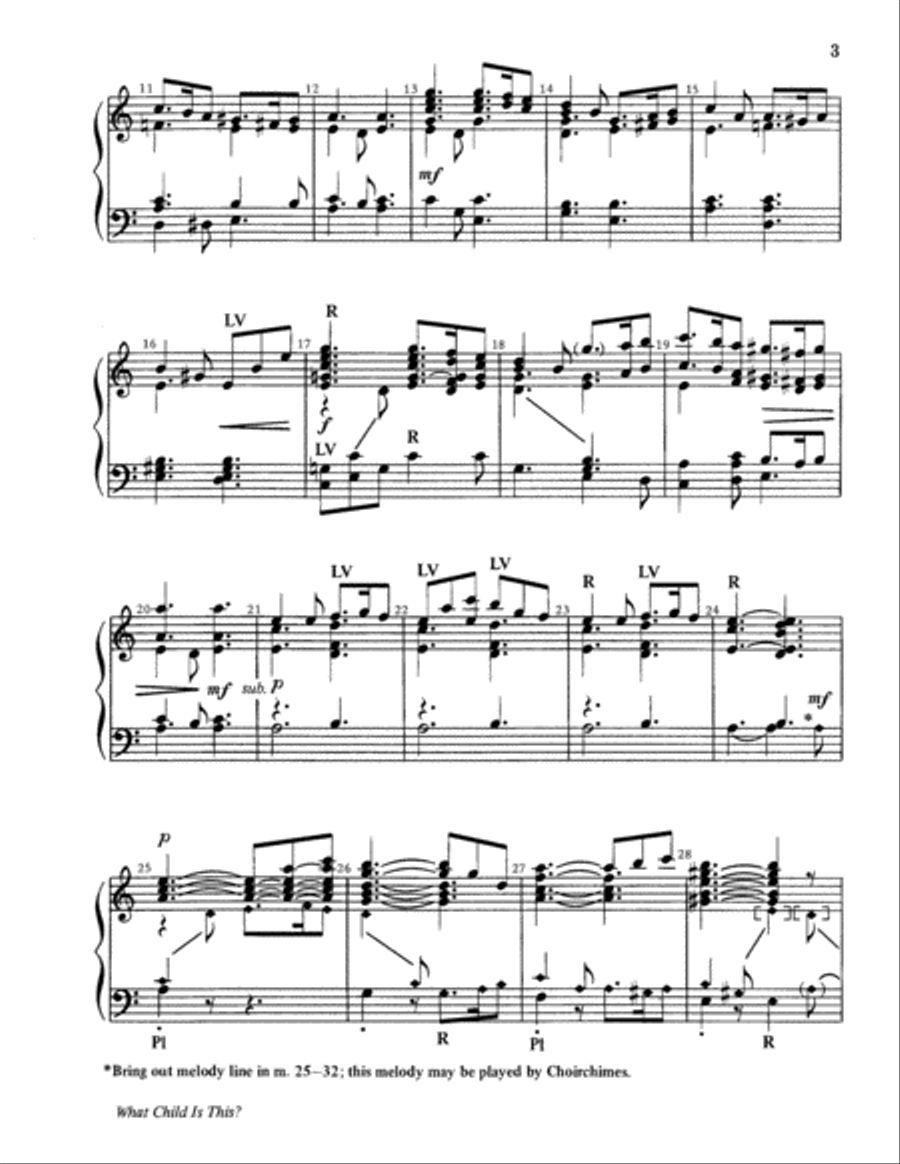 What Child is This? 3-Octaves scores gallery preview page 3
