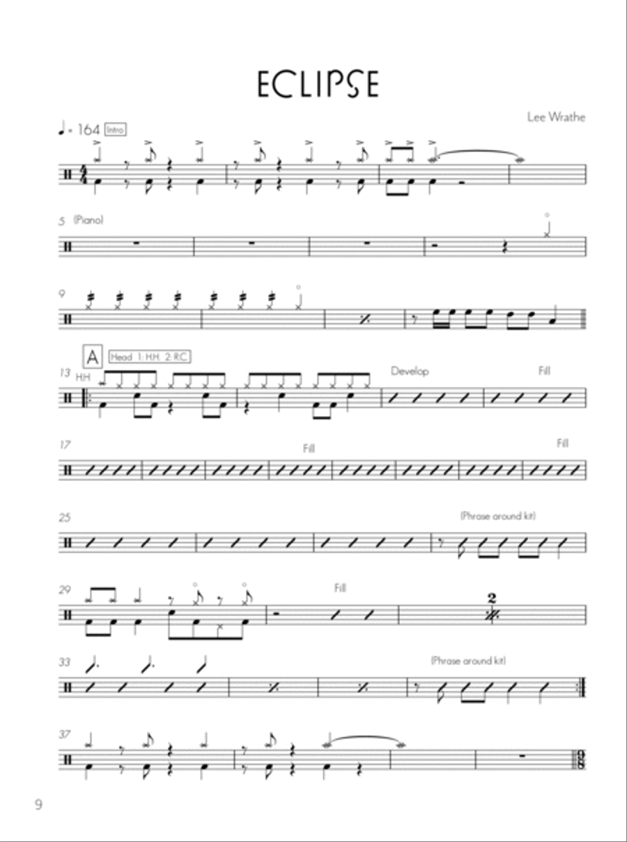 Diploma Repertoire for Drummers Drum Set scores gallery preview page 3