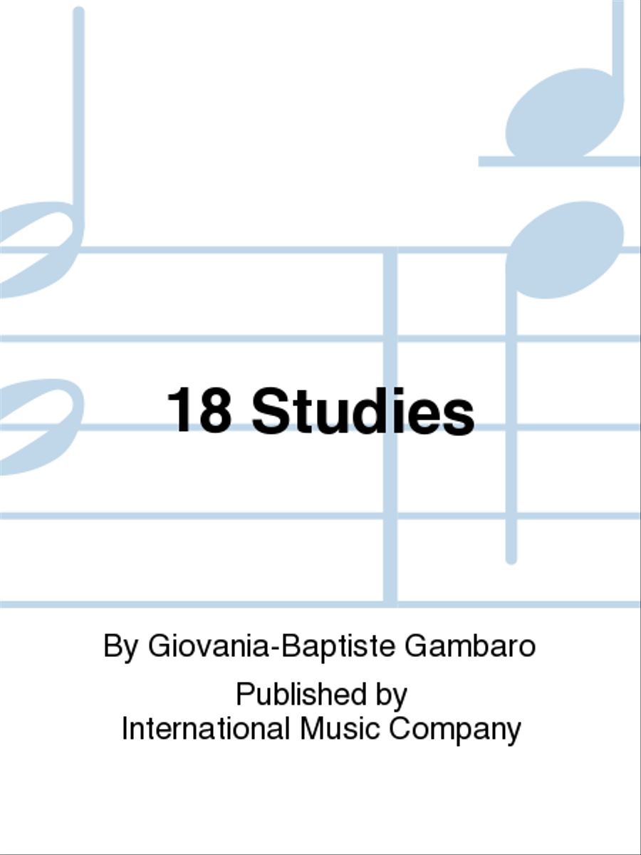 18 Studies Bassoon Solo scores gallery preview page 1