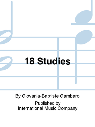 Book cover for 18 Studies