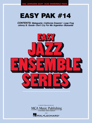 Book cover for Easy Jazz Ensemble Pak 14
