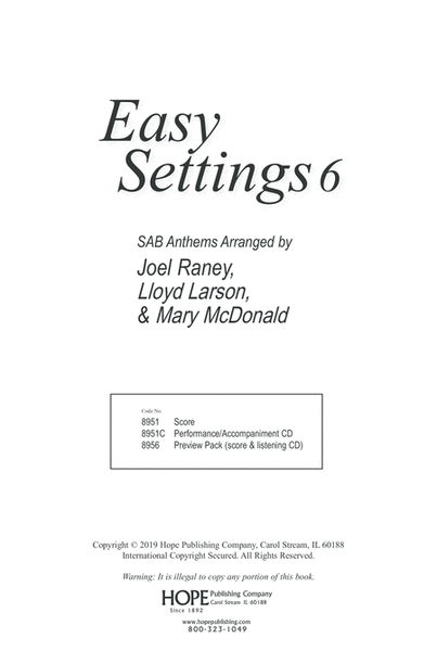 Easy Settings 6 image number null