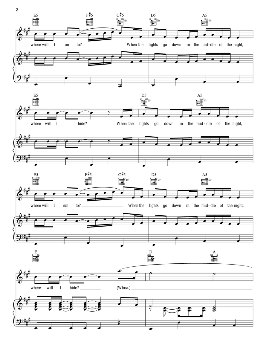 On My Way Home A Cappella scores gallery preview page 2