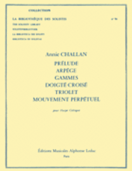 Challan Prelude Arpege Gammes Doigte Croise Triolet Lm056 Harp Book