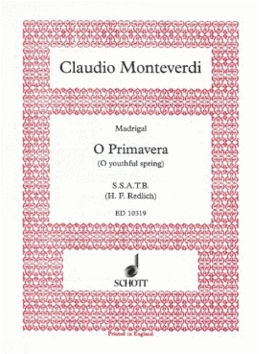 O Primavera SSATB scores gallery preview page 1