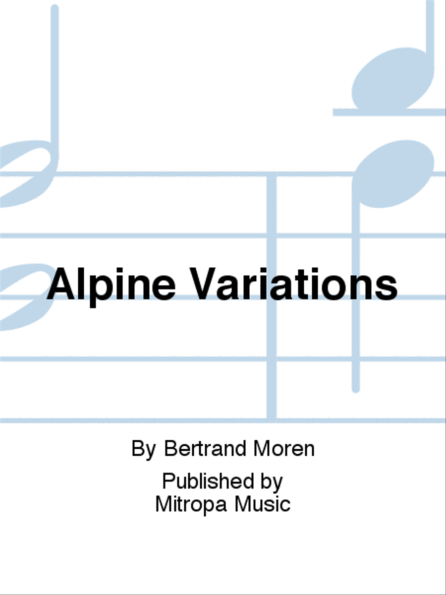 Alpine Variations Brass Band scores gallery preview page 1
