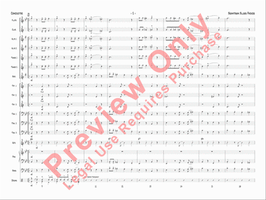 Beantown Blues Parade Jazz Ensemble scores gallery preview page 5
