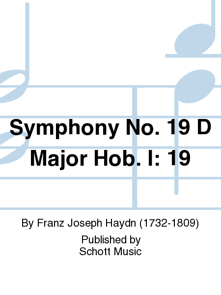 Symphony No. 19 D Major Hob. I: 19