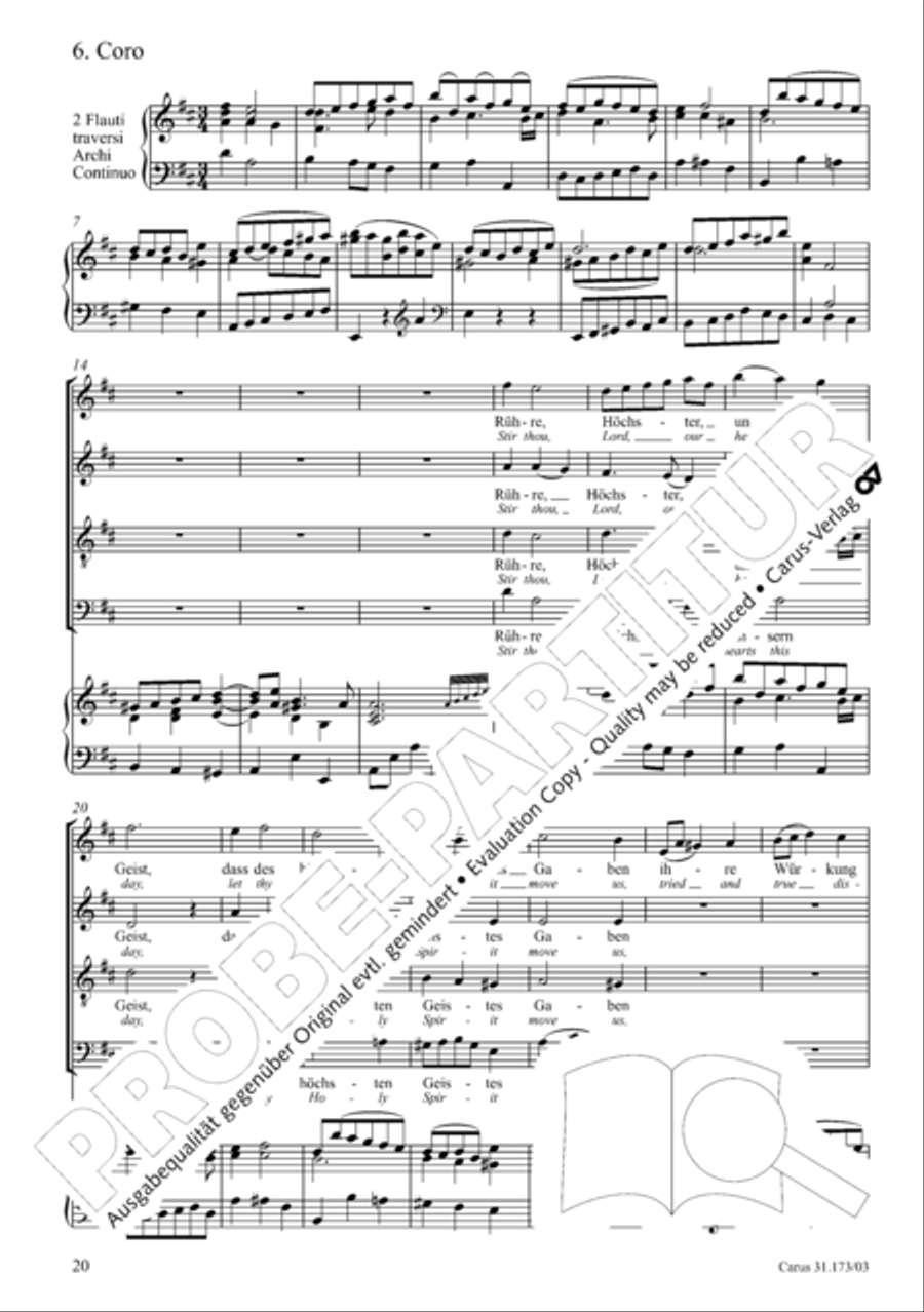 Exalted flesh and blood (Erhohtes Fleisch und Blut) 4-Part scores gallery preview page 21
