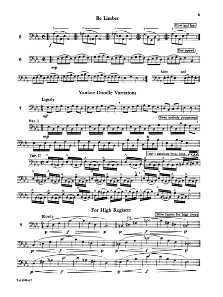 Walter Beeler Method for the Trombone, Book 2