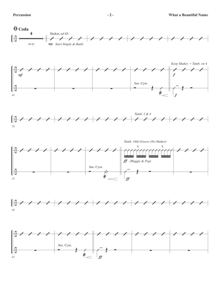 The Thrill of Hope (A New Service of Lessons and Carols) - Percussion