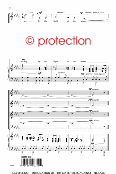 So We'll Go No More A-Roving - SATB Octavo image number null