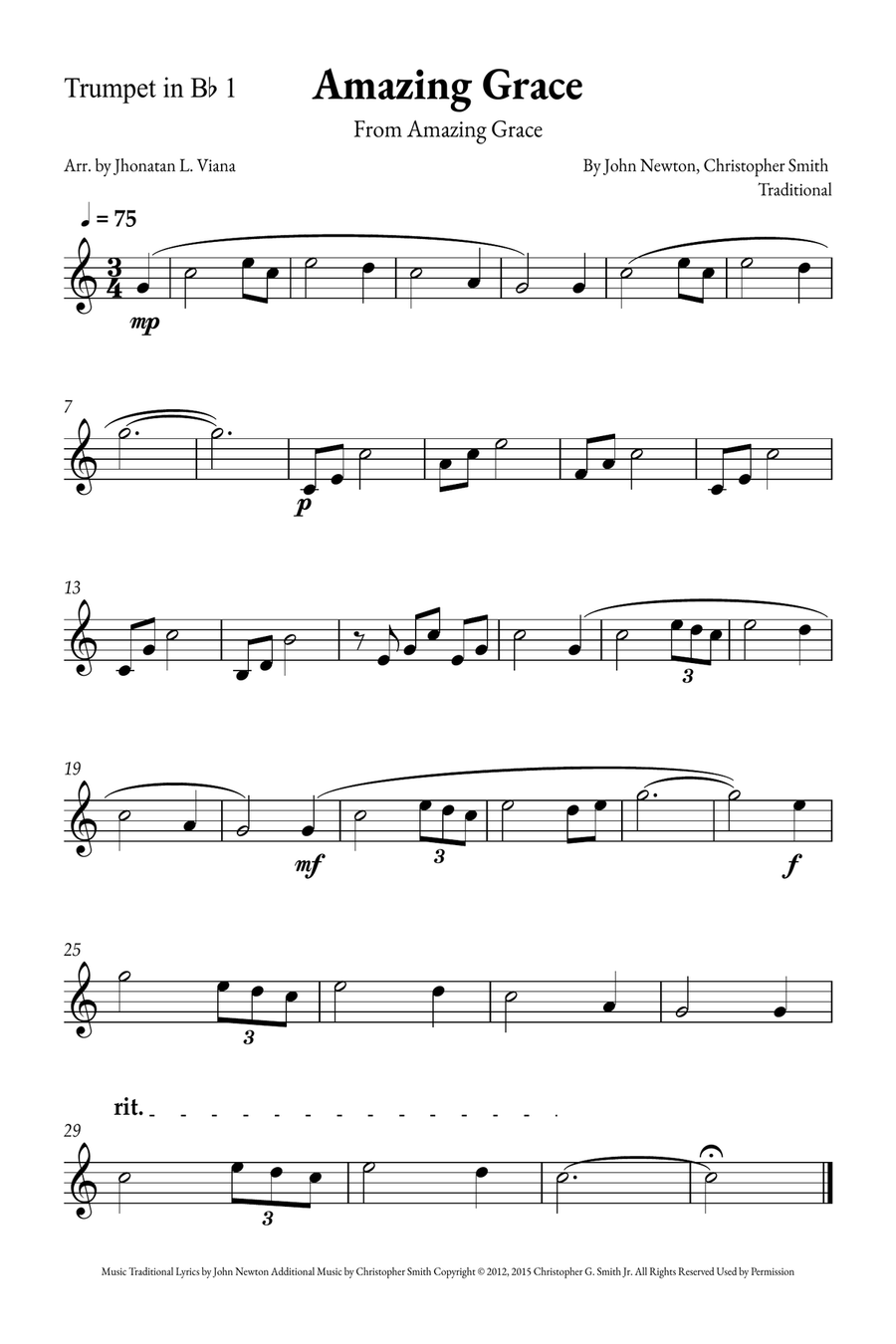 Amazing Grace Amazing Grace Small Ensemble scores gallery preview page 4