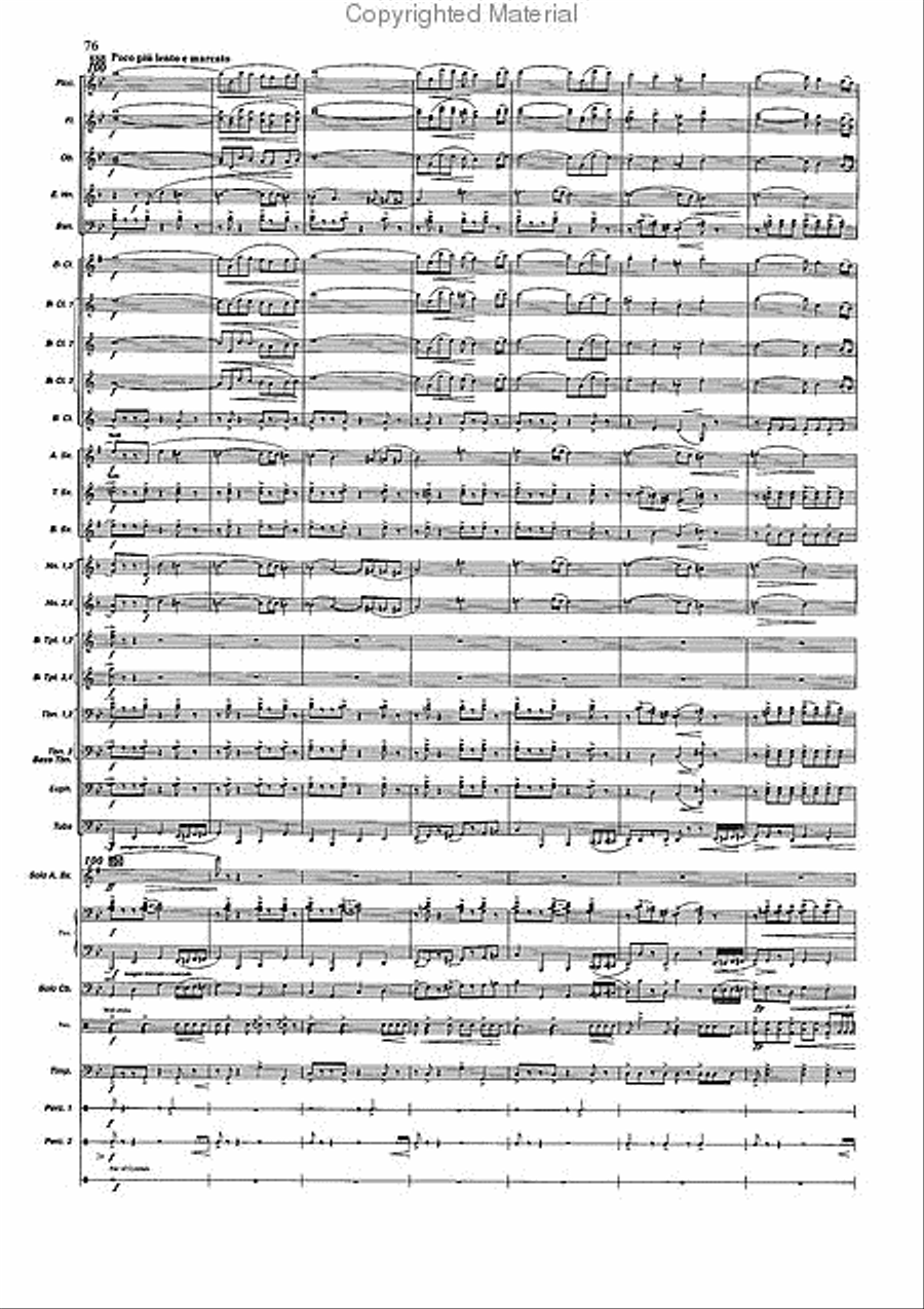 Concertango Concert Band scores gallery preview page 77