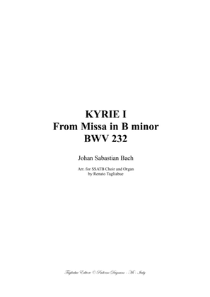 KYRIE I - From Missa in B minor - Bwv 232 - Arr. SSATB Choir and organ