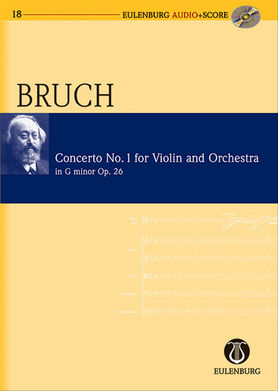 Violin Concerto No. 1 in G Minor, Op. 26 Orchestra scores gallery preview page 1