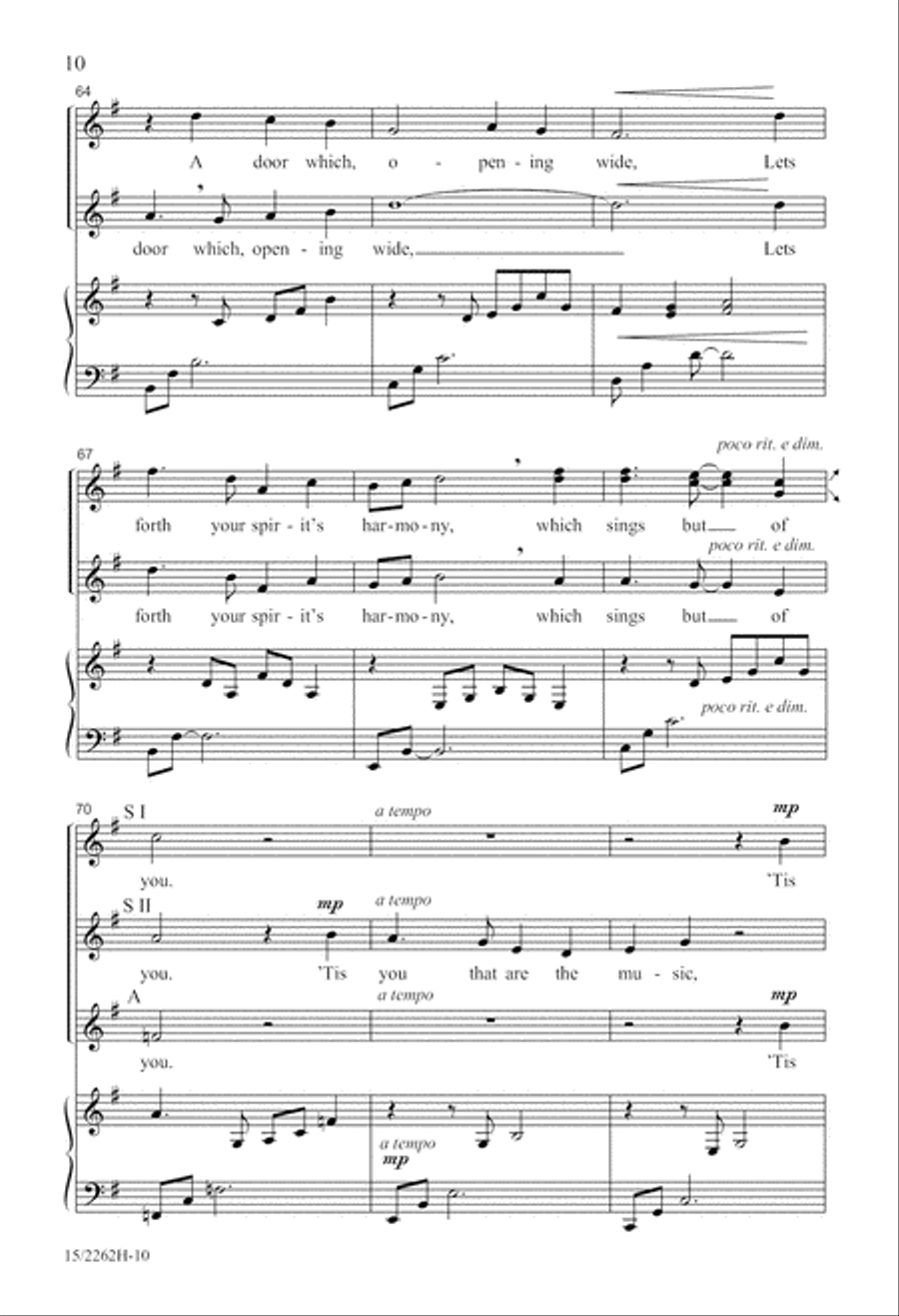 'Tis You That Are the Music SSA scores gallery preview page 10