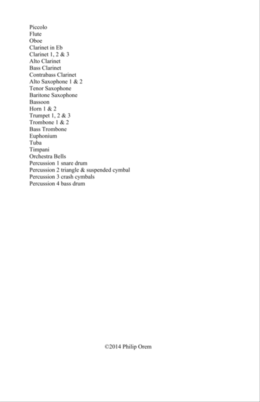 A Hollywood Overture - score and parts Concert Band scores gallery preview page 2