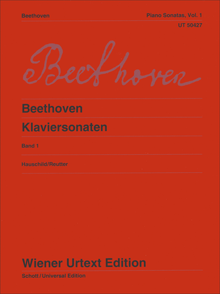 Book cover for Beethoven Sonatas Vol. 1
