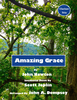 Book cover for Amazing Grace / The Entertainer (Clarinet Trio)