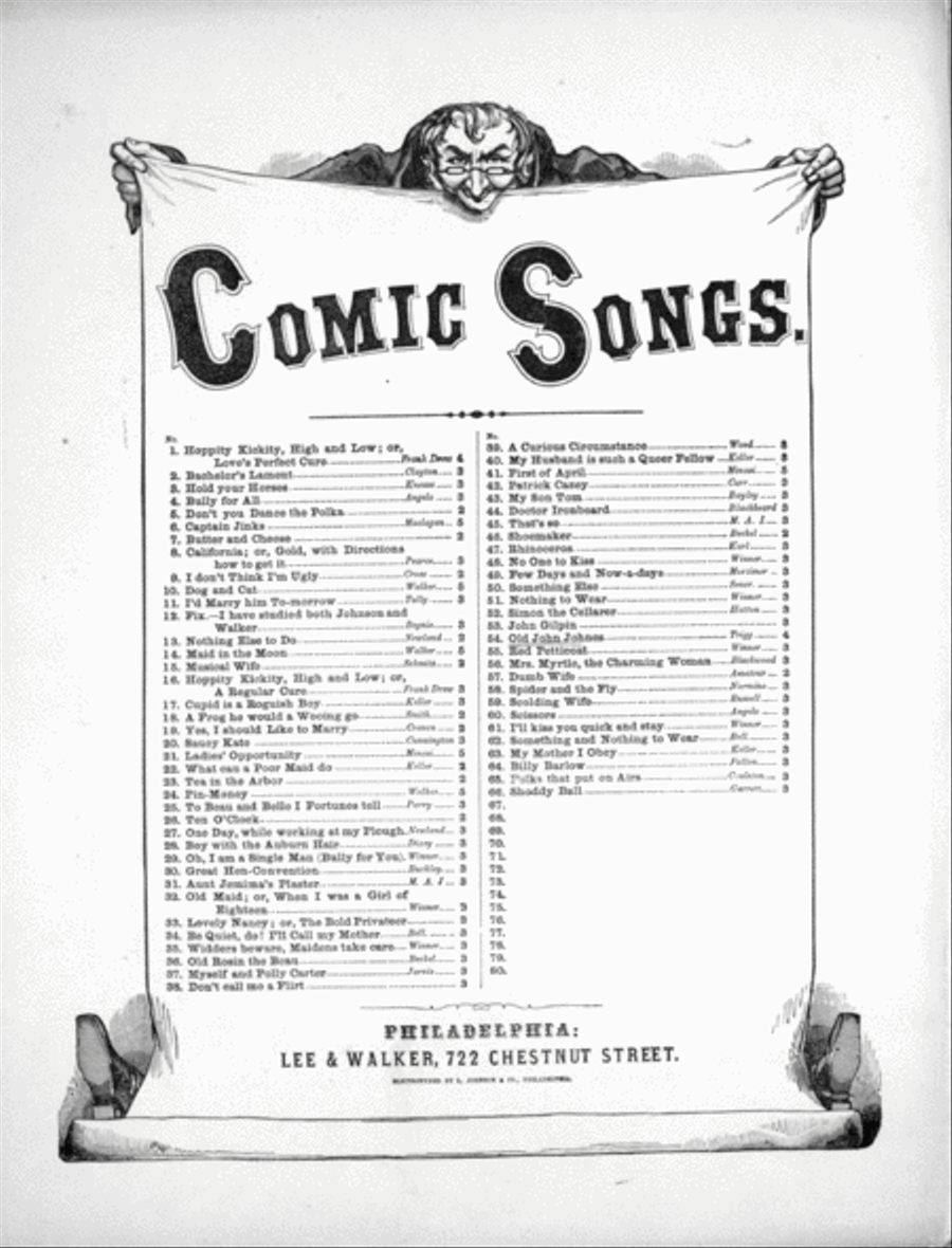 Old John Johnes Voice scores gallery preview page 1