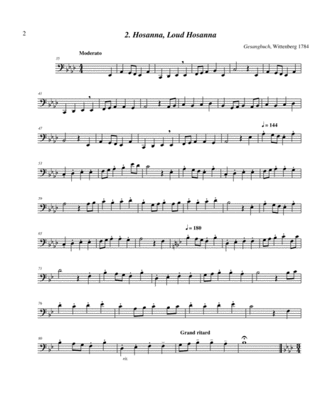 52 Easter Hymns for the Solo Performer - bass trombone