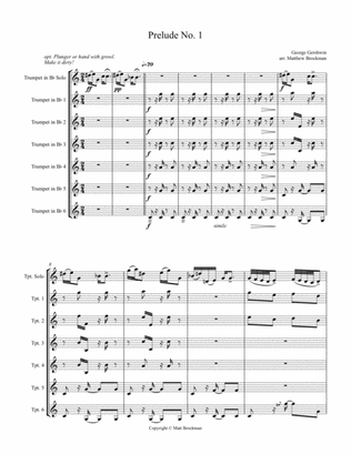 Prelude No. 1 (for Solo Trumpet and Trumpet Ensemble)