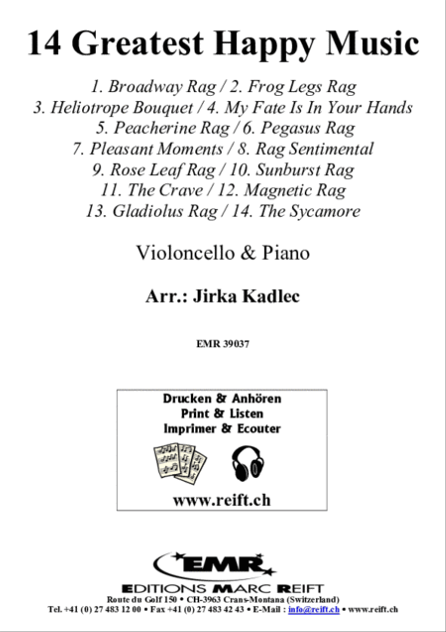 14 Greatest Happy Music Piano Accompaniment scores gallery preview page 2