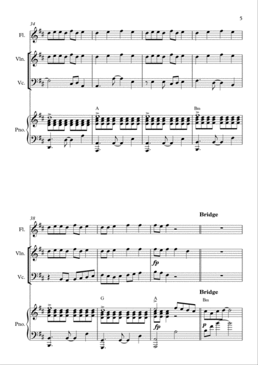Love Story Small Ensemble scores gallery preview page 5