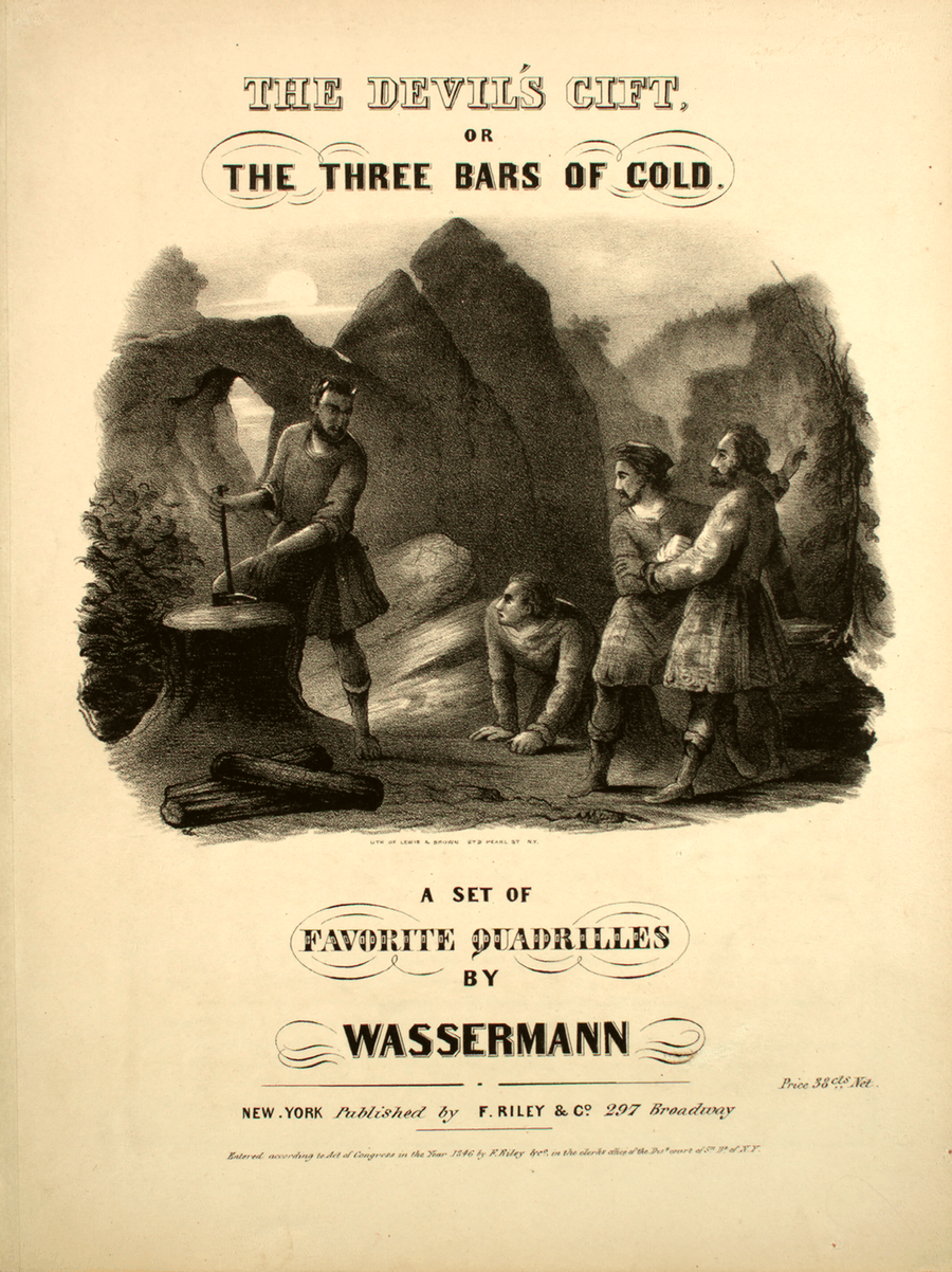 The Devil's Gift, or, The Three Bars of Gold. A Set of Favorite Quadrilles