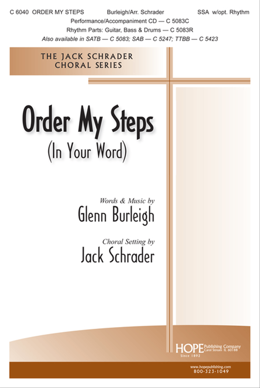 Order My Steps Order My Steps 4-Part scores gallery preview page 1