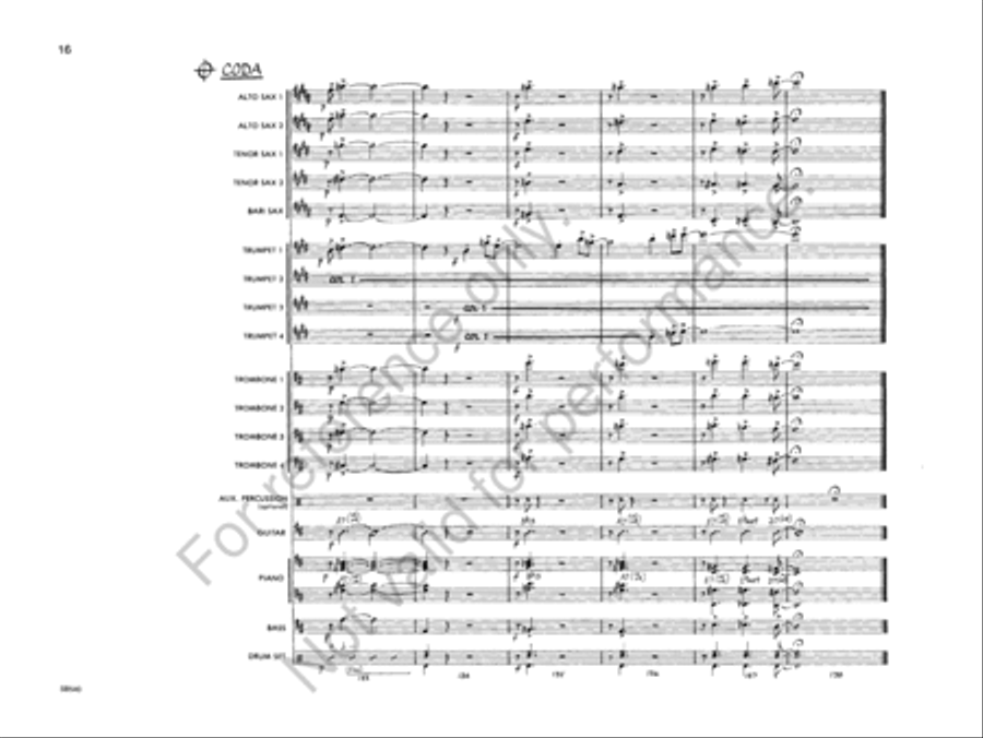The Mad Grasshopper The Mad Grasshopper Jazz Ensemble scores gallery preview page 18