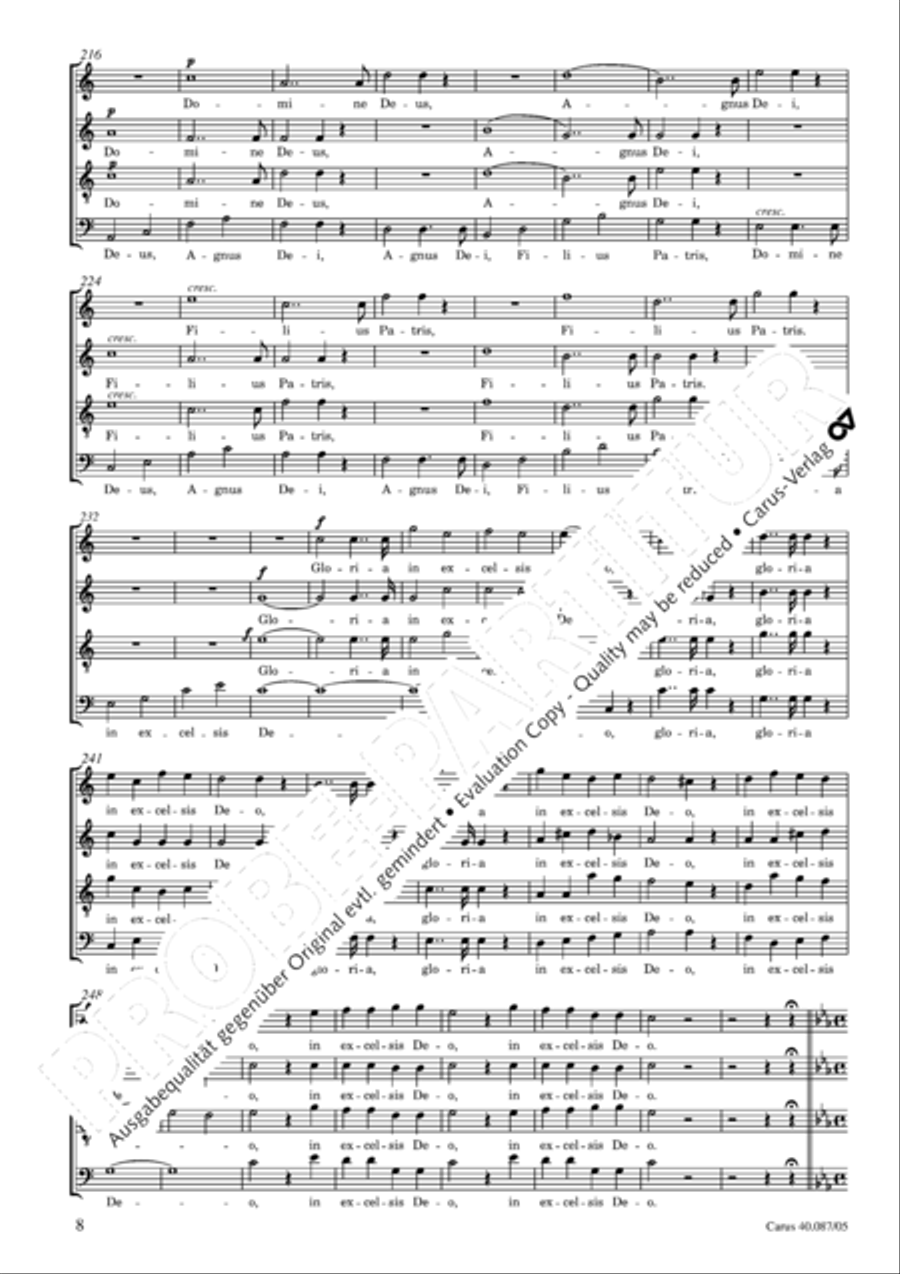 Messe solenelle in G 4-Part scores gallery preview page 9